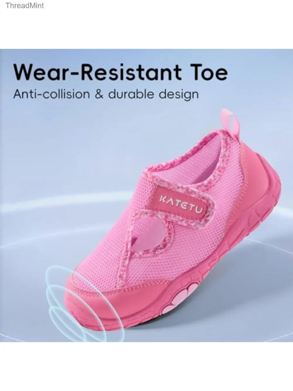 Kids Closed Toe Water Sandals Breathable Mesh Non-Slip Toddler Summer Beach